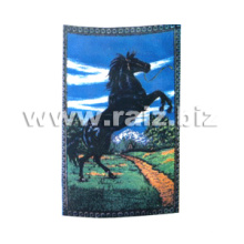 Polar Fleece Blanket with Horse Printed